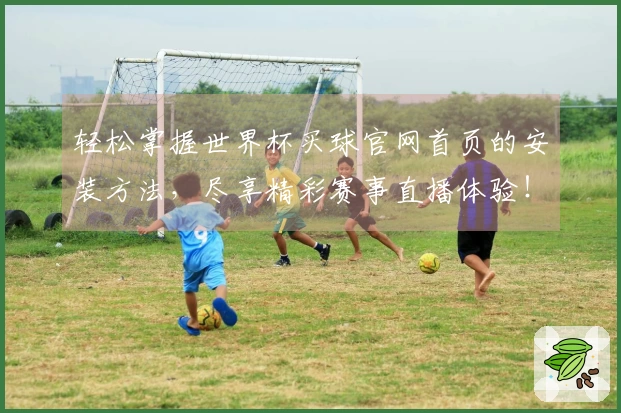 轻松掌握世界杯买球官网首页的安装方法，尽享精彩赛事直播体验！